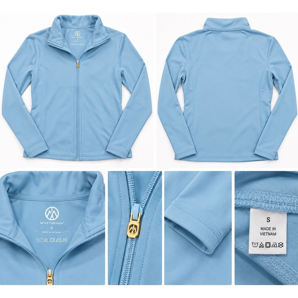 Move Theology Butter Soft Jacket Full Zip Workout Gear Women's Size Small NWT